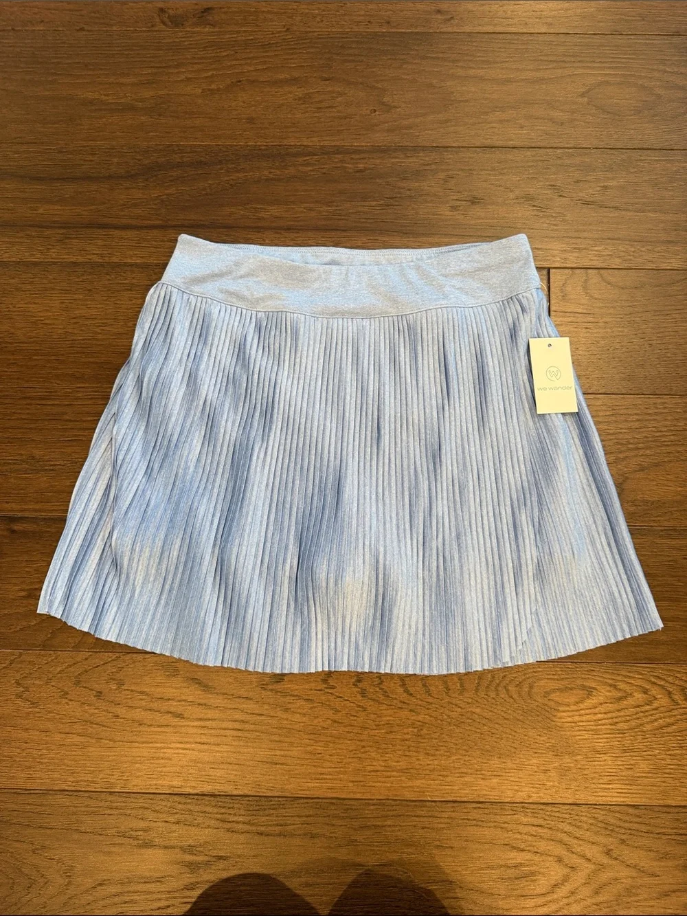 We Wander Girls Light Blue Pleated Tennis Skirt Size XL 16/18 - C67-005